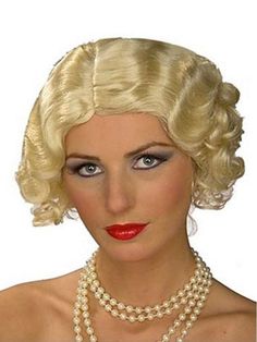 20s Inspired Outfits, 20s Flapper, Clever Halloween Costumes, Waves Curls, Flapper Girl, Feather Headband, Costume Wigs, Blonde Wig, Women's Costumes