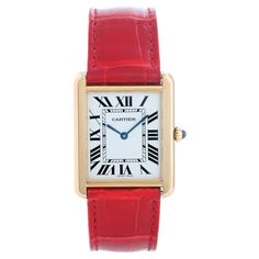 Cartier Tank Solo, Tank Watch, Gold Watch Men, Cartier Tank, Ladies Watches, Cartier Jewelry, Cartier Watch, Fine Watches, Men's Watches