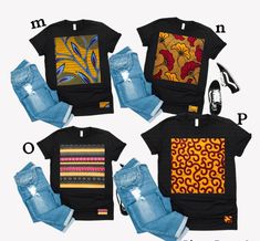 "Unisex African print tshirt is available in all sizes. T-shirt is available in US Sizes Small to 5X T shirt is available in Black, White and Gold TSHIRT QUALITY IS GUARANTEED AND RETURNS ARE ACCEPTED FOR FULL REFUND Within 7 days of receiving product. So be confident about your purchase! Photos may appear lighter/darker depending on your computer monitor resolution. oººooººo TSHIRT FEATURE Cotton 100% 100% preshrunk ringspun cotton Weight 4.5 Oz Sizes XS, S, M, L, XL, 2XL, 3XL, 4XL Taped neck a Pattern Print Cotton Short Sleeve Top, Cotton Short Sleeve Top With Pattern Prints, Cotton Tops With Pattern Prints And Short Sleeves, Cotton Top With Pattern Prints And Short Sleeves, Casual Cotton Tops With Pattern Prints, Casual Cotton Printed Tops, Casual Tops With Graphic Print, Graphic Print Cotton Tops, Printed Cotton Tops With Graphic Design