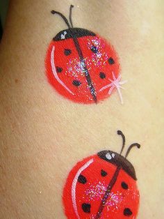 Face Paint Tattoo, Easy Summer Face Painting, Basic Face Painting For Kids, Easy Kid Face Painting Ideas, Small Face Paint Ideas, Easy Face Painting Ideas For Kids Simple, Fast Face Painting Designs, Simple Face Painting Ideas For Kids