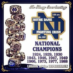 the national championship ring is shown in this poster