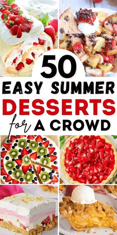 50 easy summer desserts for a crowd