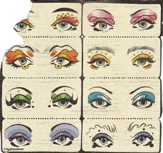 Unique Eyebrow Shapes, Pippin Musical Makeup, Carnival Inspired Makeup, Cool Lip Makeup, Funky Eyeshadow Looks, Beginner Drag Makeup, Weird Core Makeup, Easy Drag Makeup, Glam Rock Makeup 70s