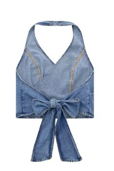 Goodnight Macaroon 'Johanna' Backless Cropped Denim Top Sleeveless Halter Neck Back Tie Measurements: XS - Chest 76cm, Length 39cm S - Chest 80cm, Length 40cm M - Chest 84cm, Length 41cm L - Chest 88cm, Length 42cm Machine cold and gentle cycle or hand wash cold Lay flat to dry / do not tumble dry Iron on a low heat setting If you are unsure or need assistance selecting the proper size or color, please contact our Customer Services team and they'll be more than happy to help. Summer Stretch Denim Blue Vest, Summer Stretch Denim Blue Denim Vest, Non-stretch Medium Wash Denim Top, Stretch Medium Wash Denim Vest For Summer, Summer Stretch Denim Vest In Medium Wash, Fitted Denim Blue Vest For Summer, Stretch Denim Vest For Summer, Summer Stretch Denim Vest, Stretch Cotton Denim Vest For Summer