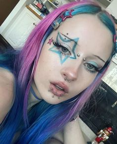 Funky Makeup, Swag Makeup, Smink Inspiration, Alternative Makeup, Cool Makeup Looks, Ethereal Makeup, Unique Makeup, Dope Makeup, Edgy Makeup