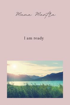 the cover of i am ready by mama magpaa, with mountains in the background