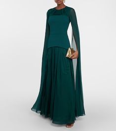 Maternity Gown, Crepe Gown, Shape Wear, New Order, Maternity Gowns, Emerald City, Instagram Worthy, Silk Material, Clothing Dresses