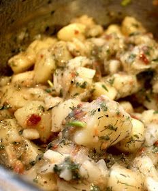 the food is prepared and ready to be cooked in the pot or oven for consumption