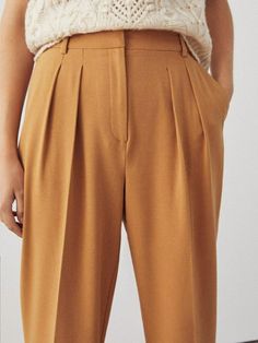 Casual Loosen Pants, Brown / S Pants Brown, Pants, Clothes, Trousers