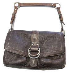 Coach Chelsea Field  Chocolate Brown Pebbled Leather  Purse Shoulder Bag Handbag  D0773-F10893 Magnetic Snap Flap Closure Exterior & Interior Pockets Purple Fabric Lining Hang Tag is not included My home is Pet & smoke Free! RR Closet Box 1 0721-58 Rectangular Pebbled Leather Shoulder Bag With Silver-tone Hardware, Coach Pebbled Leather Bag With Silver-tone Hardware, Vintage Shoulder Bag With Silver-tone Hardware And Double Handle, Vintage Double Handle Shoulder Bag With Silver-tone Hardware, Daily Use Pebbled Leather Shoulder Bag With Branded Hardware, Pebbled Leather Satchel Shoulder Bag With Branded Hardware, Everyday Pebbled Leather Shoulder Bag With Branded Hardware, Pebbled Leather Bags With Branded Hardware For Daily Use, Pebbled Leather Shoulder Bag With Silver-tone Hardware