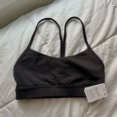 - Lululemon Sports Bra - Flow Y Bra Nulu - Black - Size 4 Bday Wishlist, Lululemon Sports Bra, Sports Bras, Women's Intimates, Lululemon Athletica, Sports Bra, Size 4, Bra, Sports