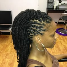 Mohawk Locs Styles For Women, Loc Mohawk Styles Dreadlocks, Locs Mohawk Styles Women, Mohawk Locs For Women, Ponytail Dreads, Loc Mohawk Styles, Long Locs Hairstyles, Loc Mohawk, Loc Updos