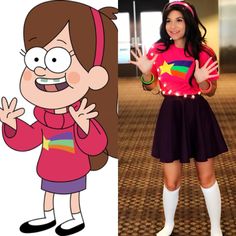 Mabel Pines Cosplay, Gravity Falls Costumes, Gravity Falls Cosplay, Spirit Week Outfits, Disney Themed Outfits, Mabel Pines, Costumes For Teens, Halloween Costumes Friends