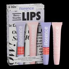 Buzz-Worthy Lips - BUZZ-WORTHY LIPSBenefitsFull size Glow Yeah Lip Oil (0.27 oz)Full size Glow Yeah Tinted Lip Oil (0.27 oz)Key IngredientsAfrican mango butter, a nutrient-dense hydrator that adds serious moisture & shine to lipsParacress flower, a floral extract that smooths & softens dry lip - Buzz-Worthy Lips Florence Makeup, Dry Lip, Tinted Lip Oil, Florence By Mills, Sephora Skin Care, Flavored Lip Gloss, Lip Set, Lip Kit, Mango Butter