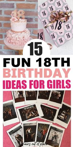 If you’re wanting some fun, stylish and creative 18th birthday ideas you will love, this post is for you! Find 15 of some of the BEST ways to bring in your big day with friends and an 18th birthday party you'll always remember! 18th Birthday Gifts For Best Friend, Gifts For 18th Birthday, Birthday Party Essentials, 18th Birthday Party Themes