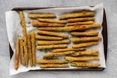 some fried food is on a tray and ready to be eaten