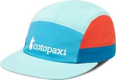 With its adjustable  nylon strap with clip closure for easy adjustability and breathable mesh side panels  the Cotopaxi Tech 5-Panel hat keeps your head comfy and cool on your warm-weather endeavors. Functional Blue Summer Hats, Functional Blue Summer Hat, Blue Breathable Hats For Outdoor Activities, Lightweight Blue Hat For Outdoor Activities, Blue Summer Hiking Hat, Casual Blue Hat For Hiking, Blue 5-panel Hat For Outdoor Activities, Functional Blue Hats For Outdoor, Blue Functional Outdoor Hat