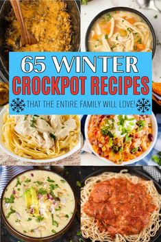 six winter crockpot recipes that the entire family will love to make and eat