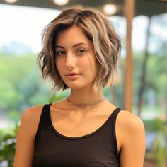 Cute Bob Haircuts - Bob Hairstyles - Bob Haircut - Short Haircut Girl Low Maintenance Long Pixie Haircut, Low Maintenance Short Haircut For Women, Beach Waves Short Hair, Low Maintenance Short Hair, Losing Hair Women, Medium Length Hairstyle, Low Maintenance Short Haircut, Sleek Bob Hairstyles, Mom Haircuts