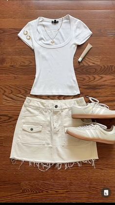 Polished Summer Outfits, Coquette Style Summer, Coquette Outfit Ideas Summer, Coquette Outfits For Summer, Couqutte Outfit Ideas Summer, Summer Fits Coquette, Looks Pinterest, Outfit Inspo Summer, Outfit Inspo Casual