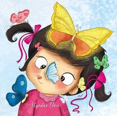 Illustration Art Kids, Book Illustration Art, Amazing Art Painting, Butterfly Art, Childrens Art, Children's Book Illustration, Cartoon Clip Art, Illustration Inspiration, Whimsical Art