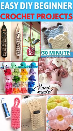 crochet projects with text overlay that says, what to crochet your grandkids