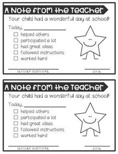 two worksheets for the teacher to do list