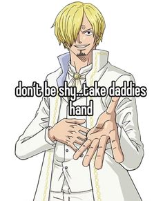 a guy with blonde hair and white clothes holding his hands out in front of him