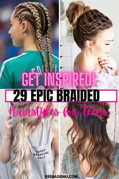 Explore epic braided hairstyles for teens, from quick braids to colorful twists, perfect for short hair, updos, and more. #BraidedHairstylesForTeens #BraidsForTeensWithColor Colorful Twists, Short Hair Updos, Quick Braids