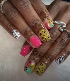 Print Nails, Dipped Nails, Casual Friday, Classy Nails, Fall Nails, Leopard Print, Nail Designs