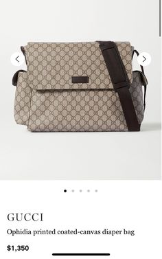 Gucci Canvas Bag With Adjustable Strap, Gucci Satchel With Detachable Strap For Travel, Modern Gucci Shoulder Bag Satchel, Modern Gucci Shoulder Satchel, Gucci Shoulder Bag With Adjustable Strap For Travel, Modern Gucci Bags For Everyday Use, Gucci Satchel With Removable Pouch For Travel, Gucci Coated Canvas Satchel For Travel, Gucci Travel Satchel With Removable Pouch