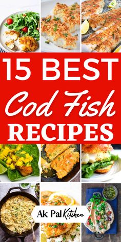 If you are looking for a delicious seafood dinner, cod fish is a great option. These cod fish recipes are all cooked in the air fryer with minimal oil, pan-fried, and baked, resulting in delicious fish tacos and patties that are crispy and flavorful. These recipes are perfect for any occasion and will surely be a hit with the whole family. Easy Cod Fish Recipes, Air Fried Cod, Fried Cod Fish Recipes, Best Cod Recipes, Cod Recipes Healthy, Fried Cod Fish