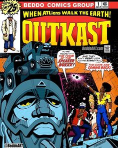 an old comic book cover with the words outcast on it's front page