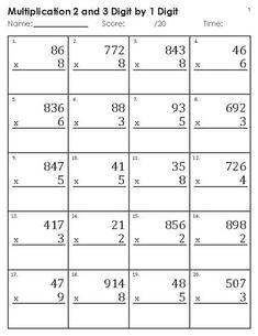 the printable worksheet for addition and subtractions to 3 digit numbers