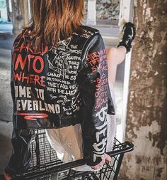 🎨 Unleash Your Style with Customized Jackets!   Get ready to take your fashion game to the next level with awesome collection of customized jackets. These jackets are pure works of art, designed to match your unique personality. Let's jump into a world of endless possibilities and embrace the incredible power of self-expression!   🔥Own Your Style, Make a Statement Fashion is so much more than just clothes--it's a way to express who you are. No matter where you're headed, whether it's strutting down the street, rocking out at a concert, or simply hanging out with friends, these jackets will be your ultimate fashion companion. Embrace your individuality, own your style, and let your outfit do the talking!  ✂ Quality meets Personalization I take both quality and personalization seriously. Black Leather Jacket With Graphic Print For Fall, Trendy Leather Jacket With Graphic Print, Trendy Leather Jacket With Graphic Print For Spring, Trendy Graphic Print Leather Jacket For Spring, Edgy Leather Jacket With Graphic Print For Winter, Fitted Leather Jacket With Graphic Print For Fall, Trendy Black Biker Jacket With Graphic Print, Trendy Long Sleeve Leather Jacket With Graphic Print, Fall Trendy Leather Jacket With Graphic Print