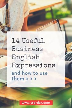 14 Useful Business English Expressions | Learn English Online Business Talk, English Expressions, Idiomatic Expressions, Baby Silhouette, Business English, Teaching English Grammar, Learn Business