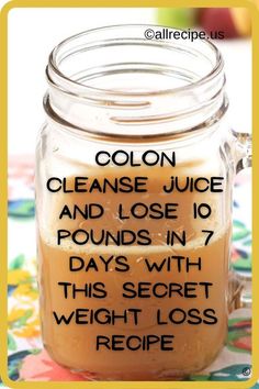 Colon Cleanse Juice and Lose 10 Pounds in 7 Days with This Secret Weight Loss Recipe Colon Cleanse Juice, Cleanse Juice, Chronic Constipation, Irritable Bowel, Leaky Gut, Colon Cleanse, Losing 10 Pounds, 10 Pounds