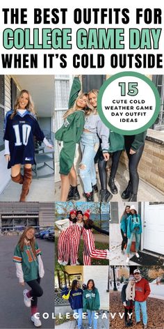 If you want to look cute while staying warm at the game, these are the outfits for you. Here are 15 of the best college game day outfits for cold weather. College Game Day Outfits Cold, October Game Day Outfit, Softball Game Outfit Casual, Athletic Game Day Outfit, Gameday Fall Outfit, Msu Gameday Outfits, College Sports Outfits, Casual Game Day Outfit Winter, Tailgating Outfits Cold