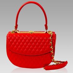 https://www.designeritalianbags.com/wp-content/uploads/2022/11/02VO4579CLRD.mp4 Valentino Orlandi Women’s Small Evening Purse Handbag Italian Designer Messenger Bag Top Handle Bag Passion Red Caviar Quilted Genuine Leather in Moon Shape Design with Chain Strap – 40% off $2,350 Retail Price!!! All new 2023 Valentino Collection! Directly from Italy! Luxury meets function! From the renown designer all new collection comes a masterpiece in luscious quilted caviar leather with its iconic trendy pleat Luxury Red Shoulder Bag With Detachable Handle, Luxury Evening Bag With Gold-tone Hardware, Luxury Red Shoulder Bag For Everyday, Luxury Red Evening Bag, Luxury Red Evening Bag For Formal Occasions, Red Bags With Detachable Strap For Everyday Luxury, Luxury Red Shoulder Bag, Luxury Red Evening Bag With Removable Pouch, Luxury Red Evening Bag With Detachable Handle