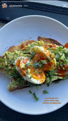 an egg and avocado sandwich on toast