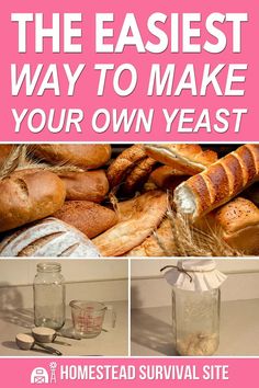 the best way to make your own yeast bread is with this recipe and it's so easy