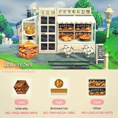 the bakery set is shown in this screenshot