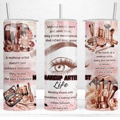 Menue Design, Tumbler Sublimation Designs, Makeup Artistry, Personalized Tumbler, Tumbler Wraps, Artist Life, Personalized Tumblers, Artistry Makeup, Tumbler Png