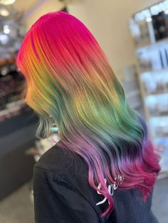 Rainbow Hair, Hair Color, Rainbow, Hair, Color, Hair Colour