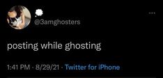 an image of someone posting while ghosting on their iphone