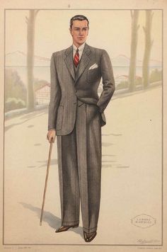 Richard's Fabulous Finds Vintage Menswear & Gifts Menswear Suit, Gentleman Mode, Americana Vintage, 30s Fashion