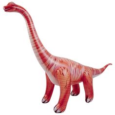 PRICES MAY VARY. Large Size: The jumbo Brachiosaurus balloon measures 45 inches long, making it longer than most children and perfect for creating a big dinosaur party centerpiece. Quality Materials: Produced with PVC material that is lightweight, soft, elastic and odorless for safety and comfort. Safety Assured: Meets ASTM F963-17 safety standards to ensure the balloon is safe for children. Customizable Colors: Available in a variety of colors to match your party theme or decor. Fun Dinosaur De Twin Dinosaur Birthday Party, Jurassic Birthday Party, Dinosaur Party Centerpiece, Jurassic Birthday, Jurassic Park Birthday Party, Inflatable Dinosaur, Dinosaur Party Decorations, Dinosaur Balloons, Party Favors For Kids