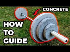 an image of concrete gym equipment with the words concrete how to guide written on it