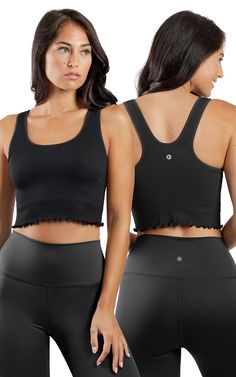 PRICES MAY VARY. Cropped Fit: This ribbed longline bra from the studio to the street from 90 Degree by Reflex is ready to take on the day with you. Made from a blend of 92% Nylon and 8% Spandex, this tank top has a cropped fitted design to stay close to your body and move with you in the gym or when running errands. Versatile Design: We are committed to performance. This top is versatile enough to be worn alone as a top or as a layer under a shirt or jacket. Regardless of how you style this tank Long Line Bra, Tank Top Long, Gym Fits, Longline Bra, Womens Bras, Athletic Apparel, Active Women, Womens Activewear, Cropped Tank Top