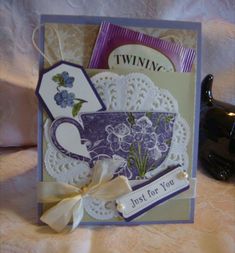 Teacup Cards Ideas, Tea Cup Cards Ideas, Tea Party Favours, Teapot Cards, Teacup Cards, Tea Bag Favors, Tea Cup Card, Tea Crafts, Tea Holder